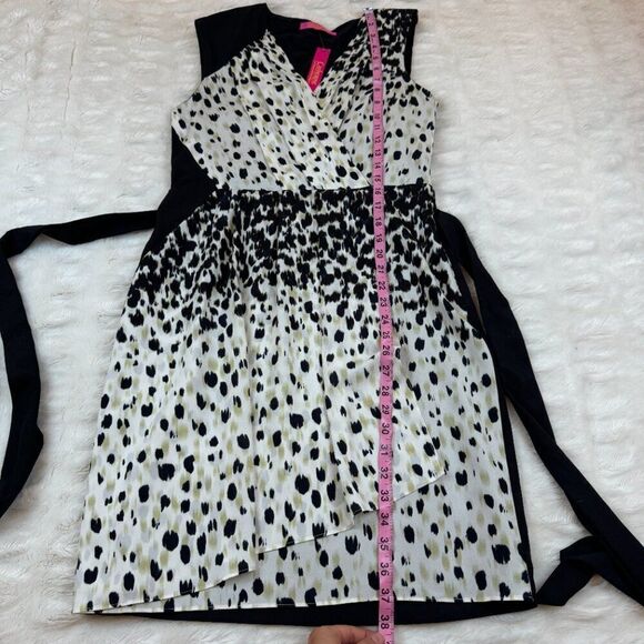 NWT Anthropologie Catherine Malandrino Cheetah Print Sleevless Wrap Dress - Picture 7 of 10
